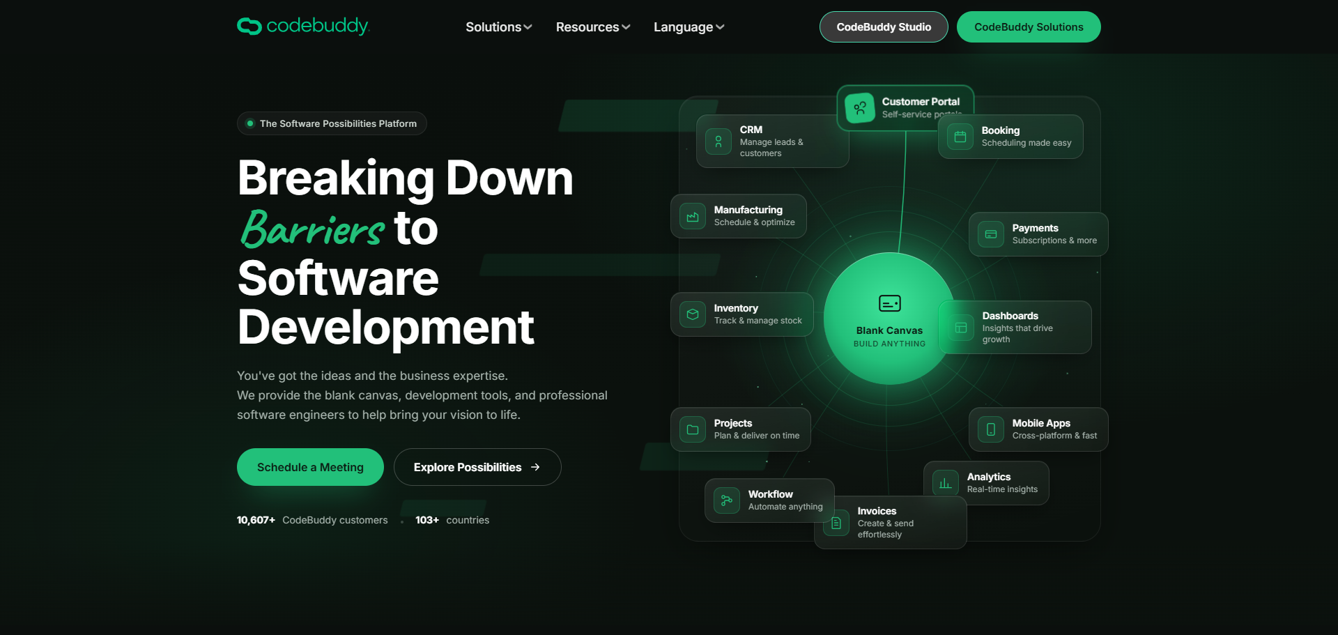 Modern business website additional gallery view
